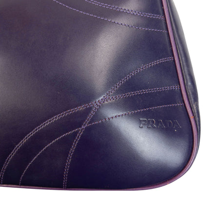 Vintage 2000s Prada Leather Shoulder Bag