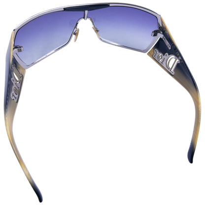 Vintage 2000s Dior Gaucho 1 Shield Sunglasses
