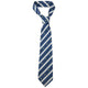 Vintage 2000s Burberry Monogram Striped Silk Tie