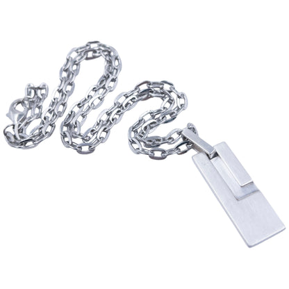 Vintage Gucci Silver Pendent Necklace