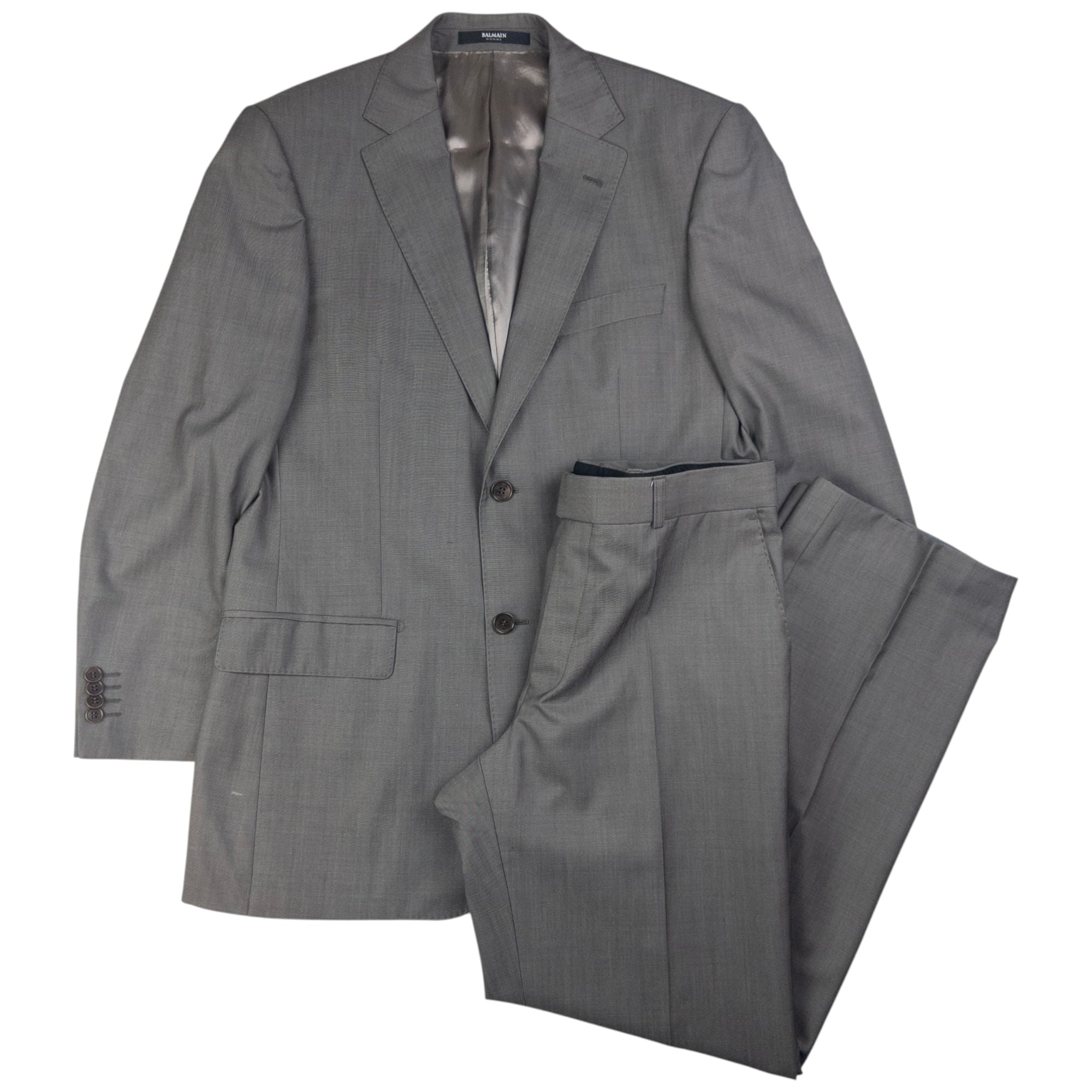 Vintage Balmain Homme Jacket & Trousers Suit Set Size L