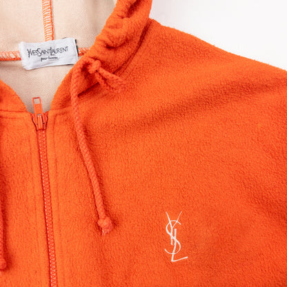 Vintage 2000s YSL Yves Saint Laurent Zip Up Fleece Jacket Size XXL