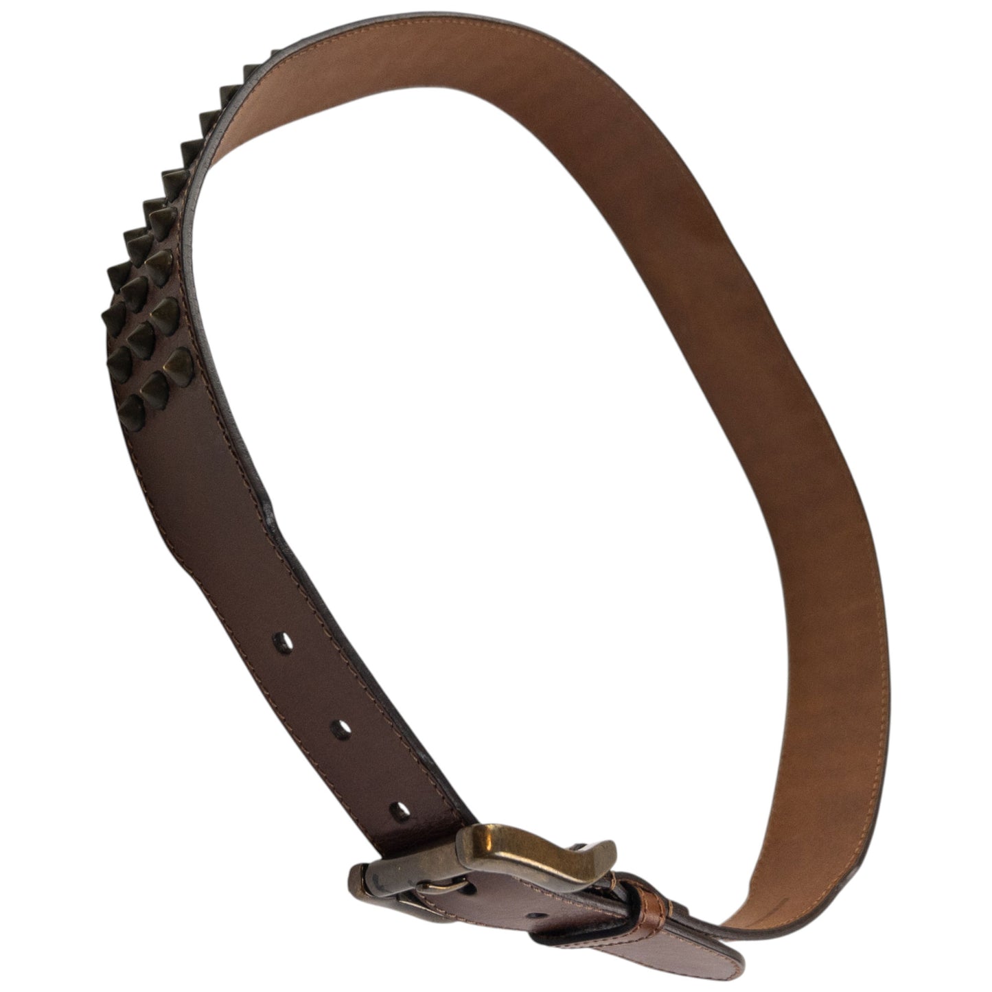 Vintage 2000s Burberry Studded Leather Belt Size M