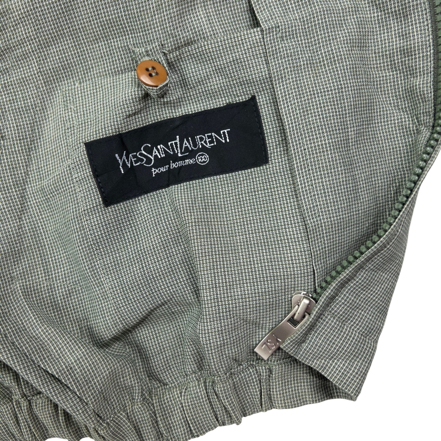 Vintage YSL Yves Saint Laurent Harrington Jacket Size M
