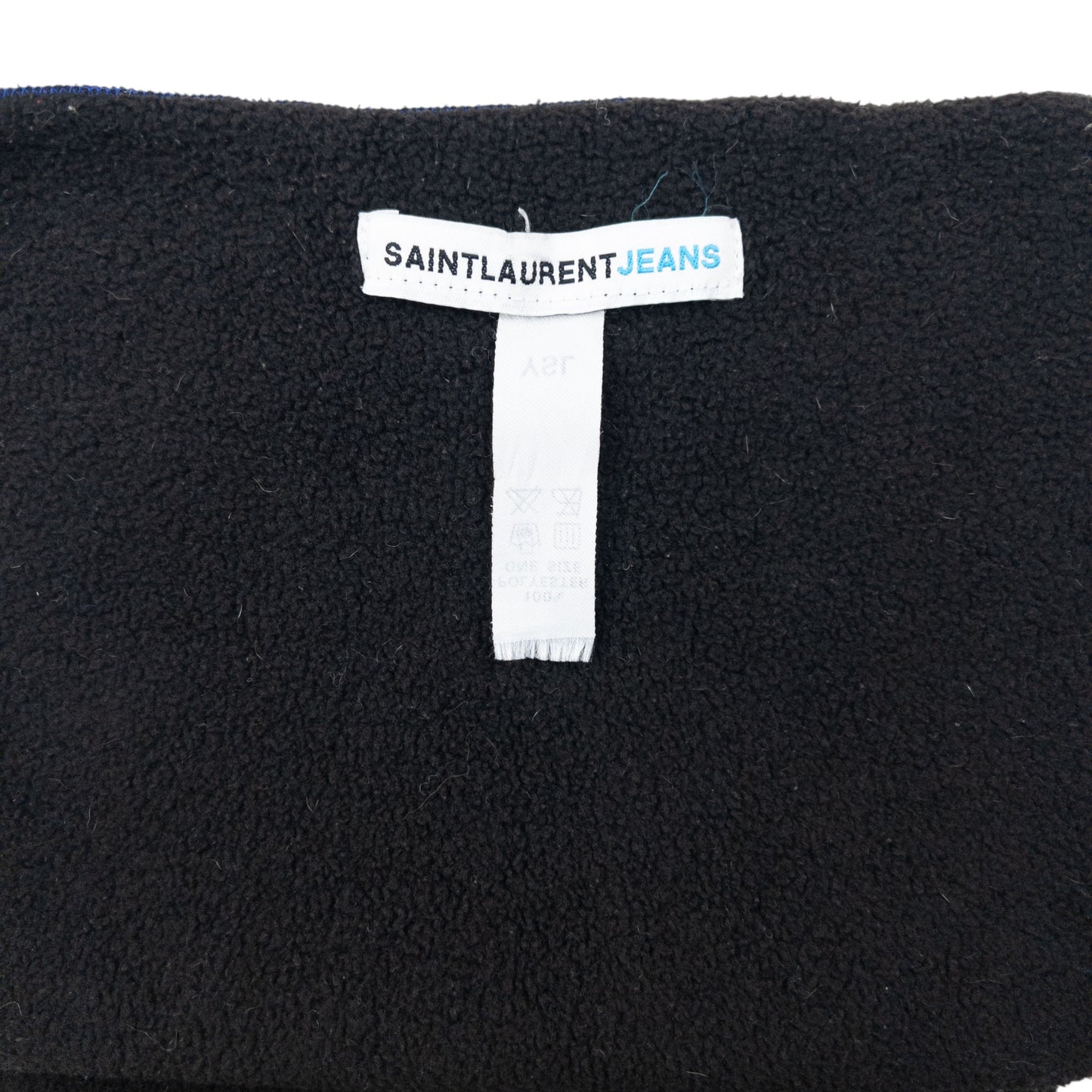 Vintage YSL Yves Saint Laurent Reversible Fleece Scarf