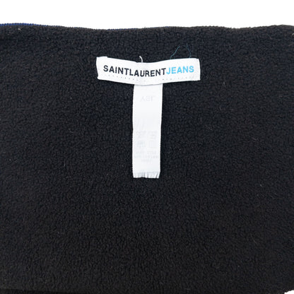 Vintage YSL Yves Saint Laurent Reversible Fleece Scarf
