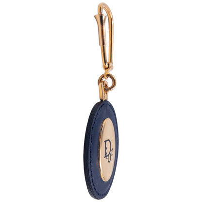 Vintage 90s Dior Leather Keychain