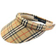 Vintage 2000s Burberry Nova Check Visor Hat Headband