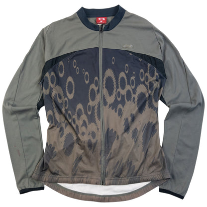 Vintage 90s Oakley Zip Up Athletic Jacket in grey, photo 2