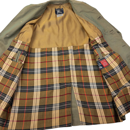 Vintage Burberry Trench Coat Jacket Size XL