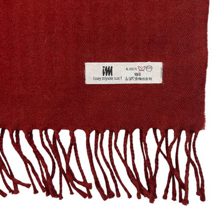 Vintage 90s Issey Miyake Wool Tassel Scarf