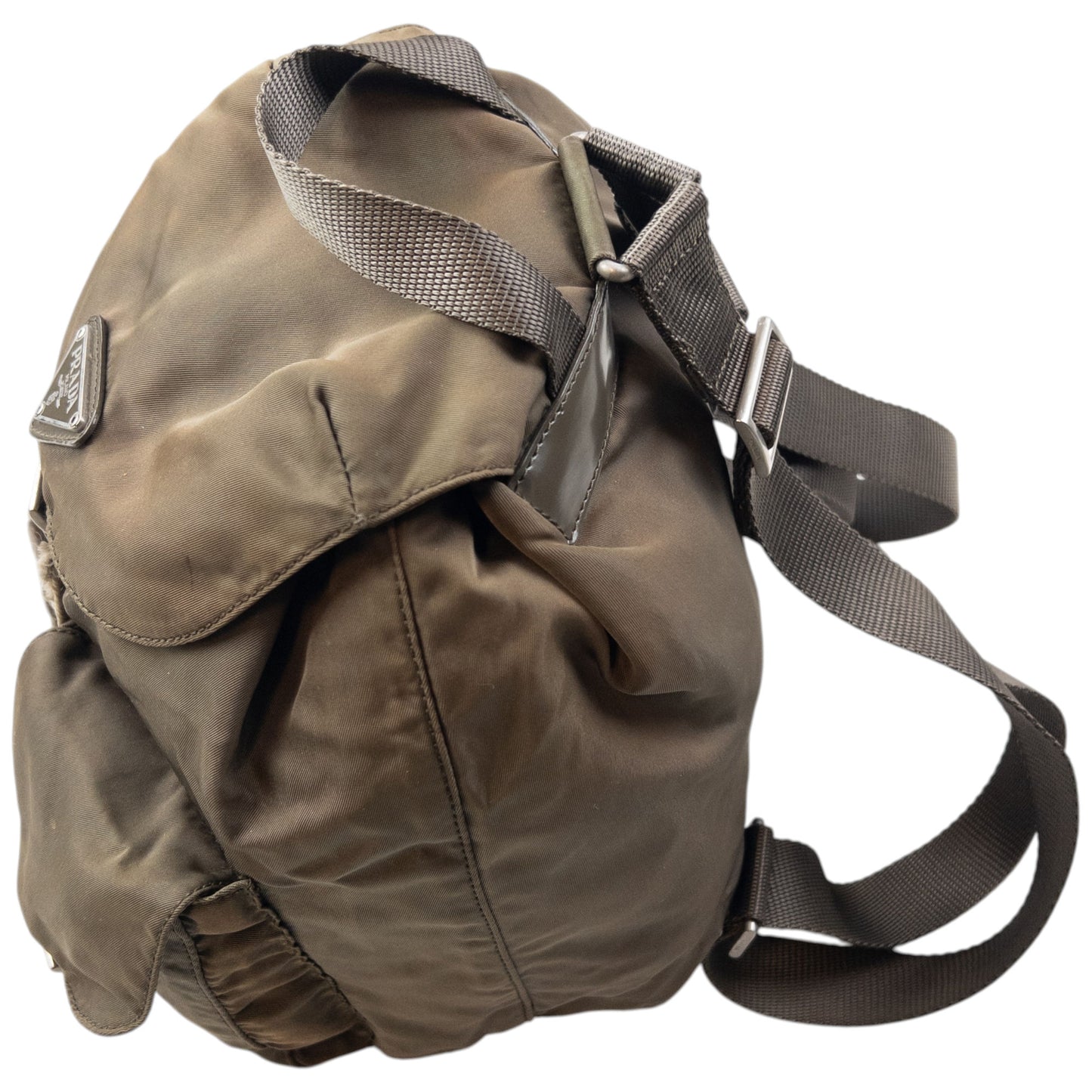 Vintage 2000s Prada Cargo Bucket Backpack