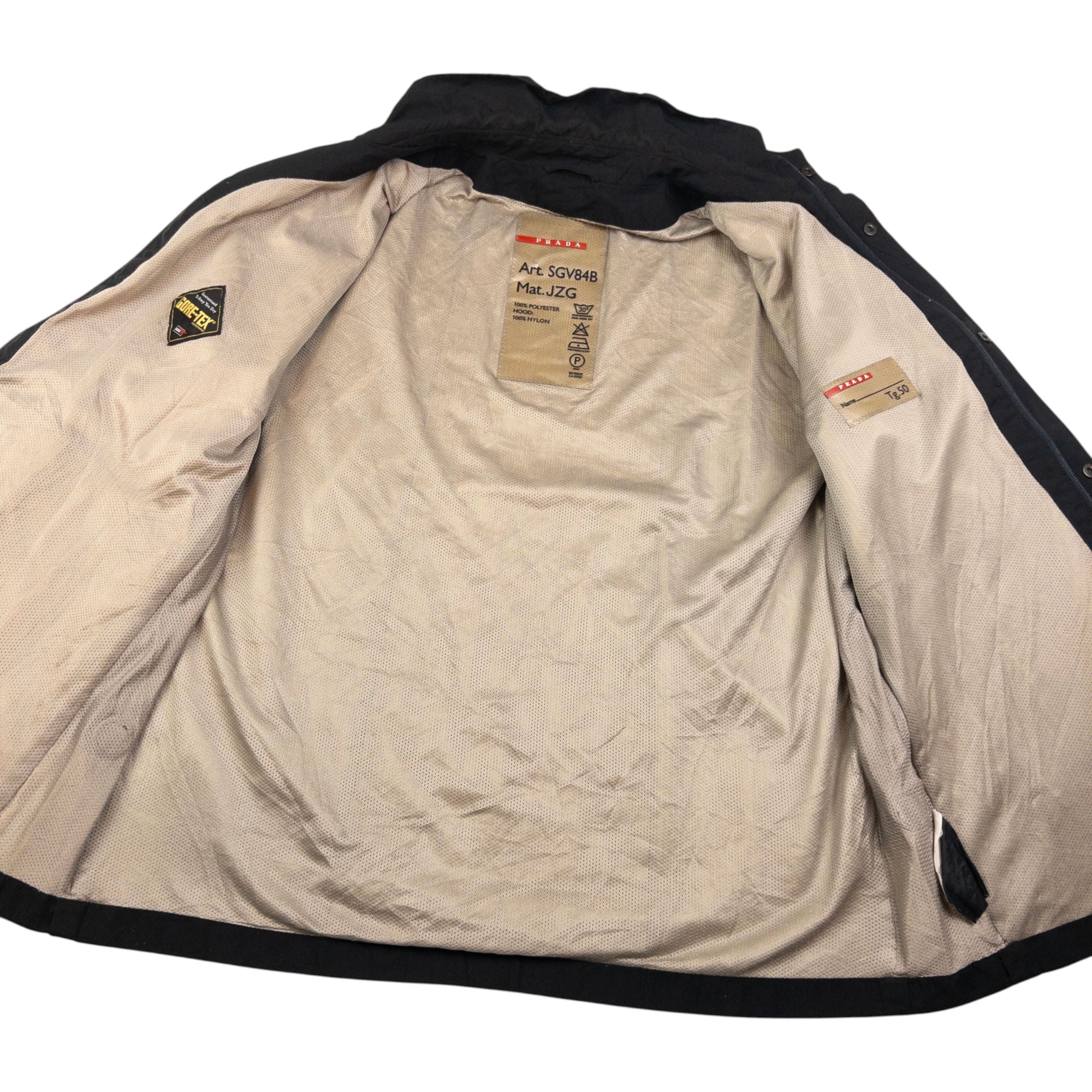 Vintage Prada Sport Goretex Side Zip Jacket Size M