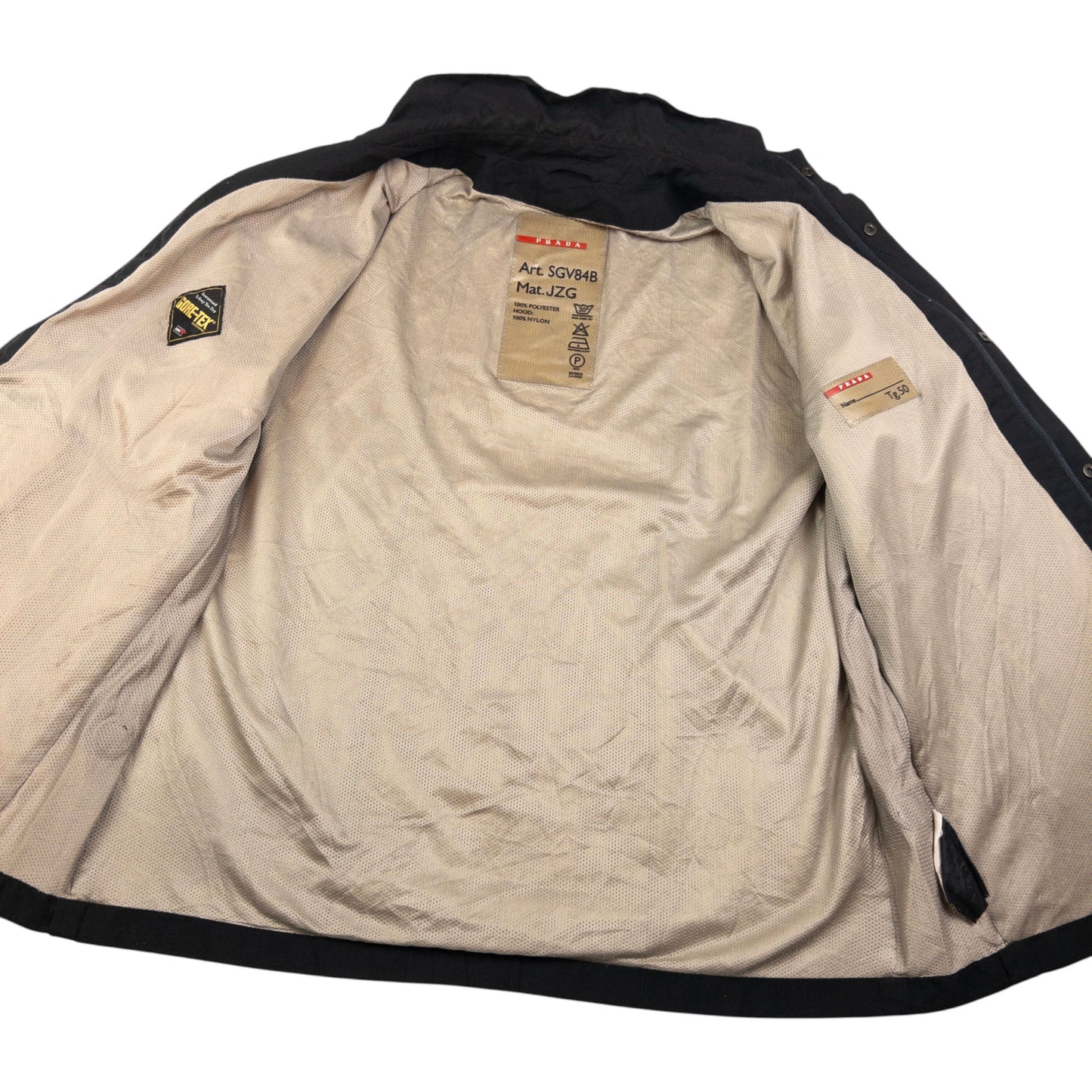 Vintage Prada Sport Goretex Side Zip Jacket Size M