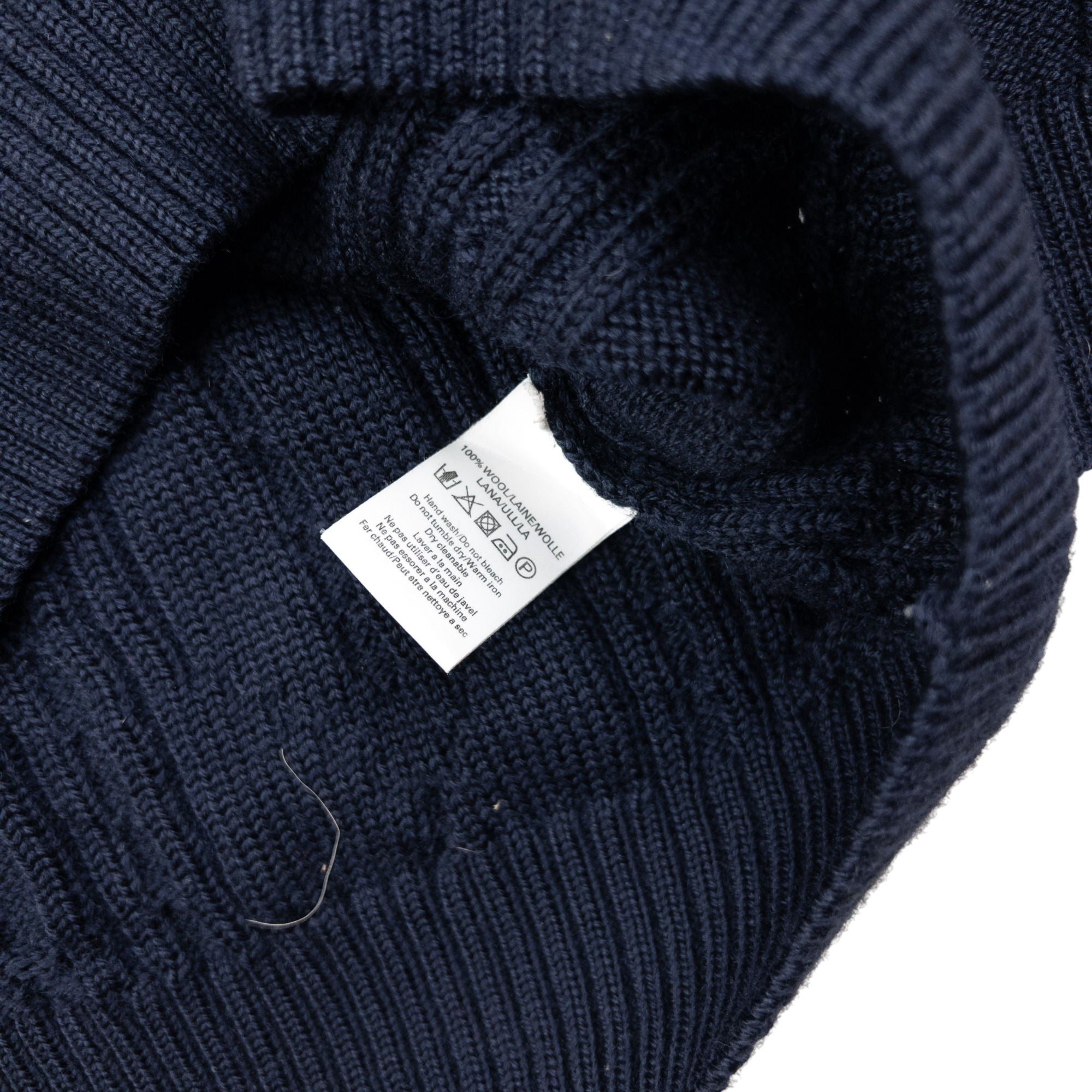 Vintage Burberry Embroidered Cable Knit Jumper Size M