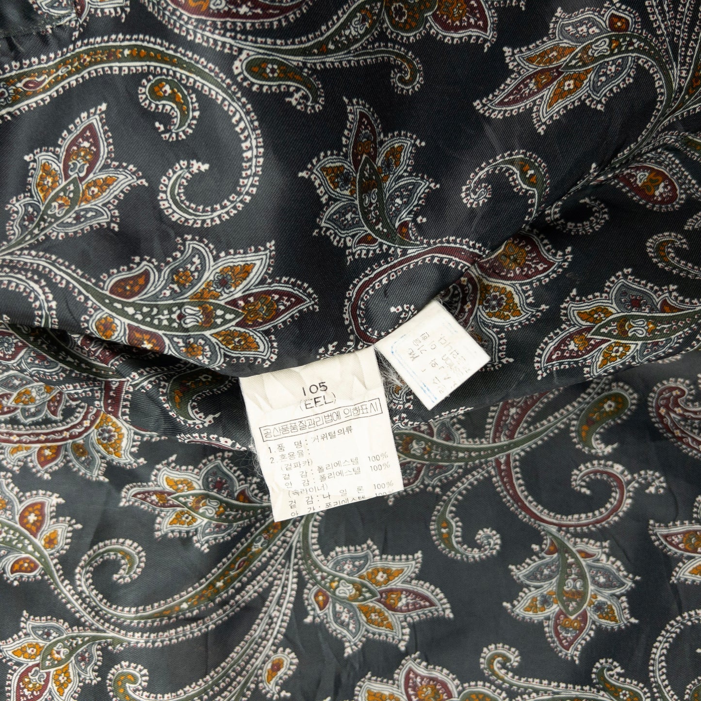 Vintage YSL Yves Saint Laurent Zip Up Jacket Size XL