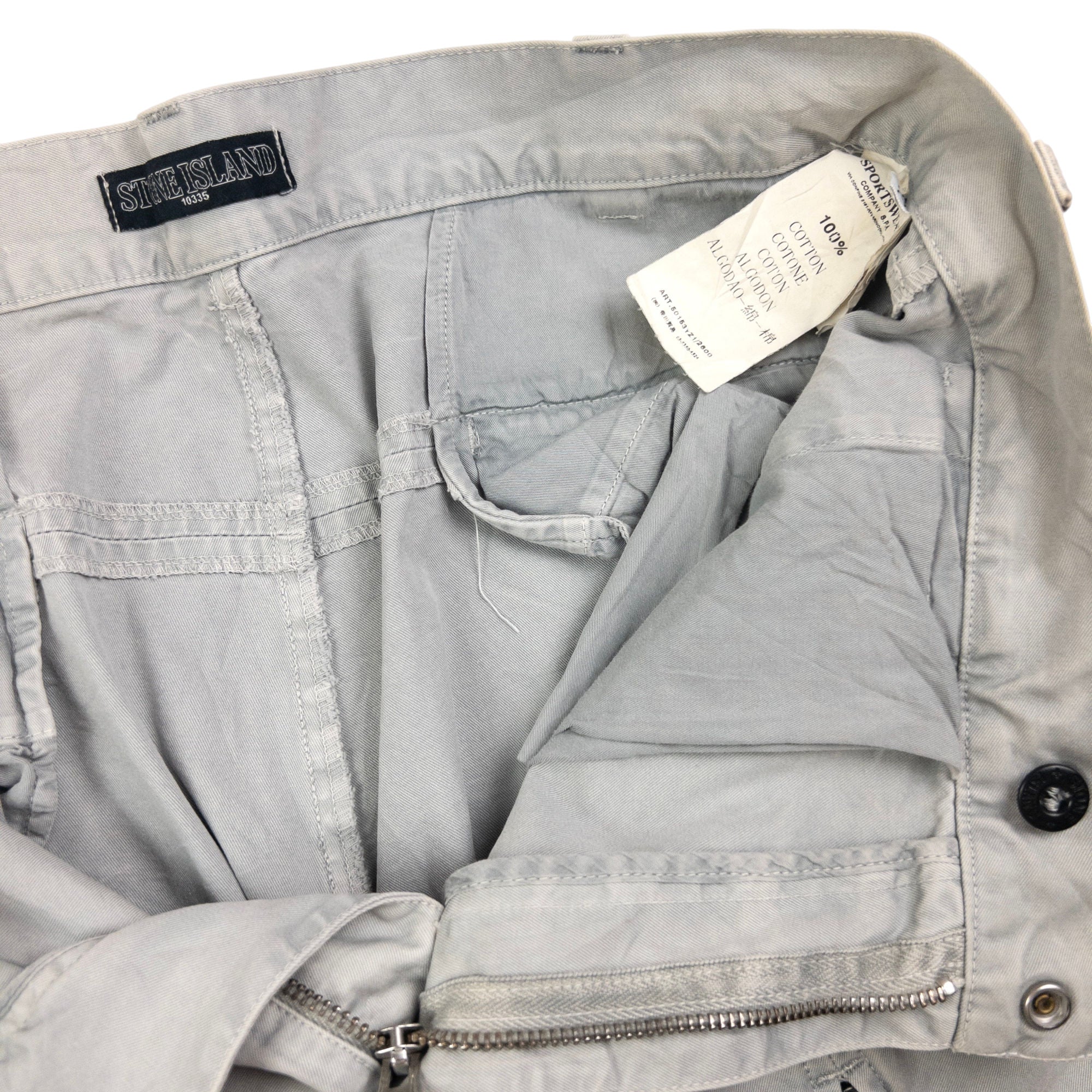 Vintage Stone Island Zip Leg Trousers Size W34