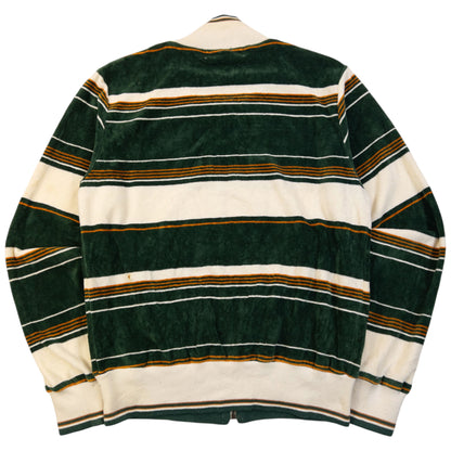 Vintage 90s Hysteric Glamour Striped Velour Jacket Womens Size S