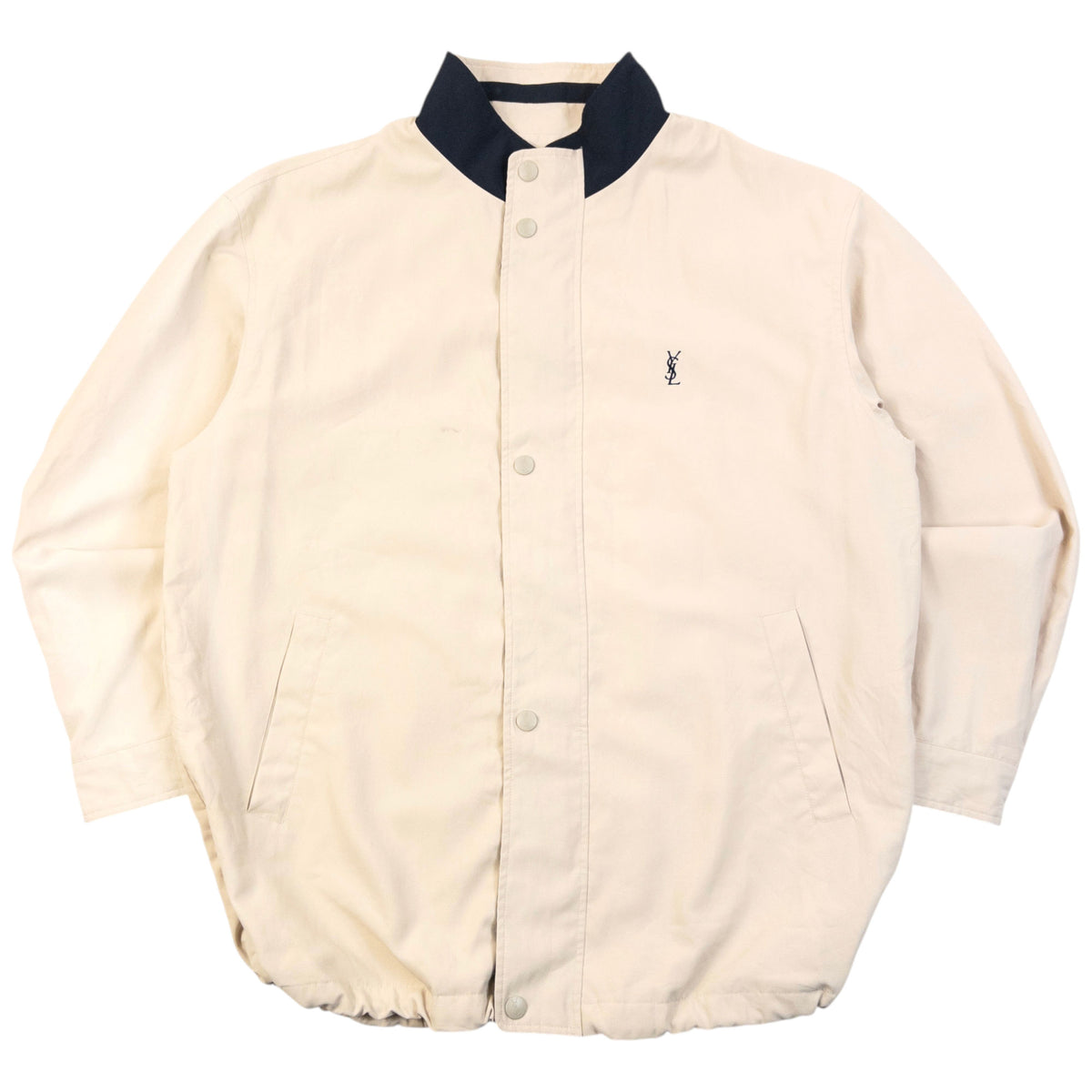 Vintage 90s YSL Yves Saint Laurent Zip Up Jacket Size L
