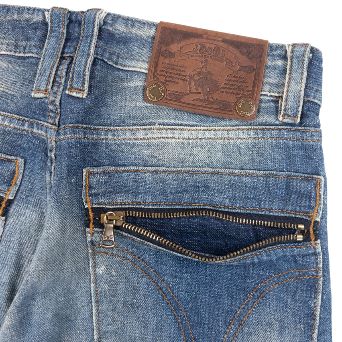 Vintage 2000s Dolce & Gabbana Audacious Denim Jeans Size W30