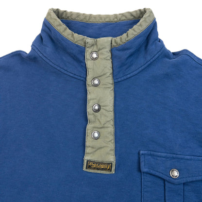 Vintage 2000s Polo Ralph Lauren Snap T Q Zip Sweatshirt Size XL