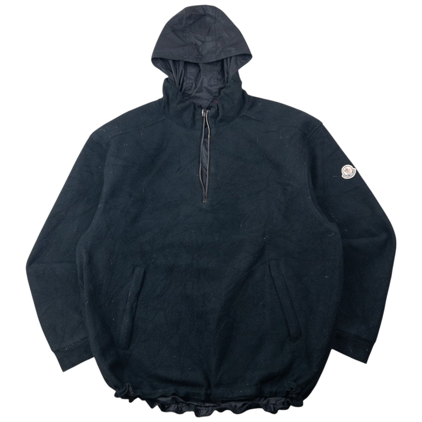 Vintage 90s Moncler Reversible Snap T Fleece Jacket Size L