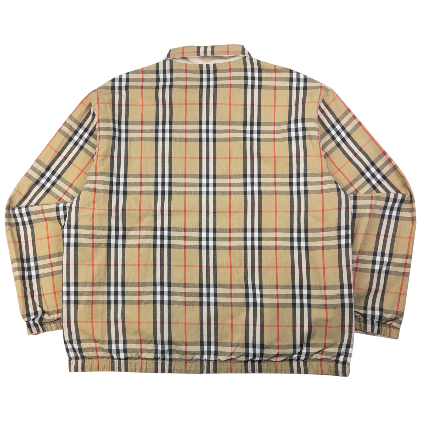 Vintage Burberry Nova Check Reversible Zip Up Jacket Size L