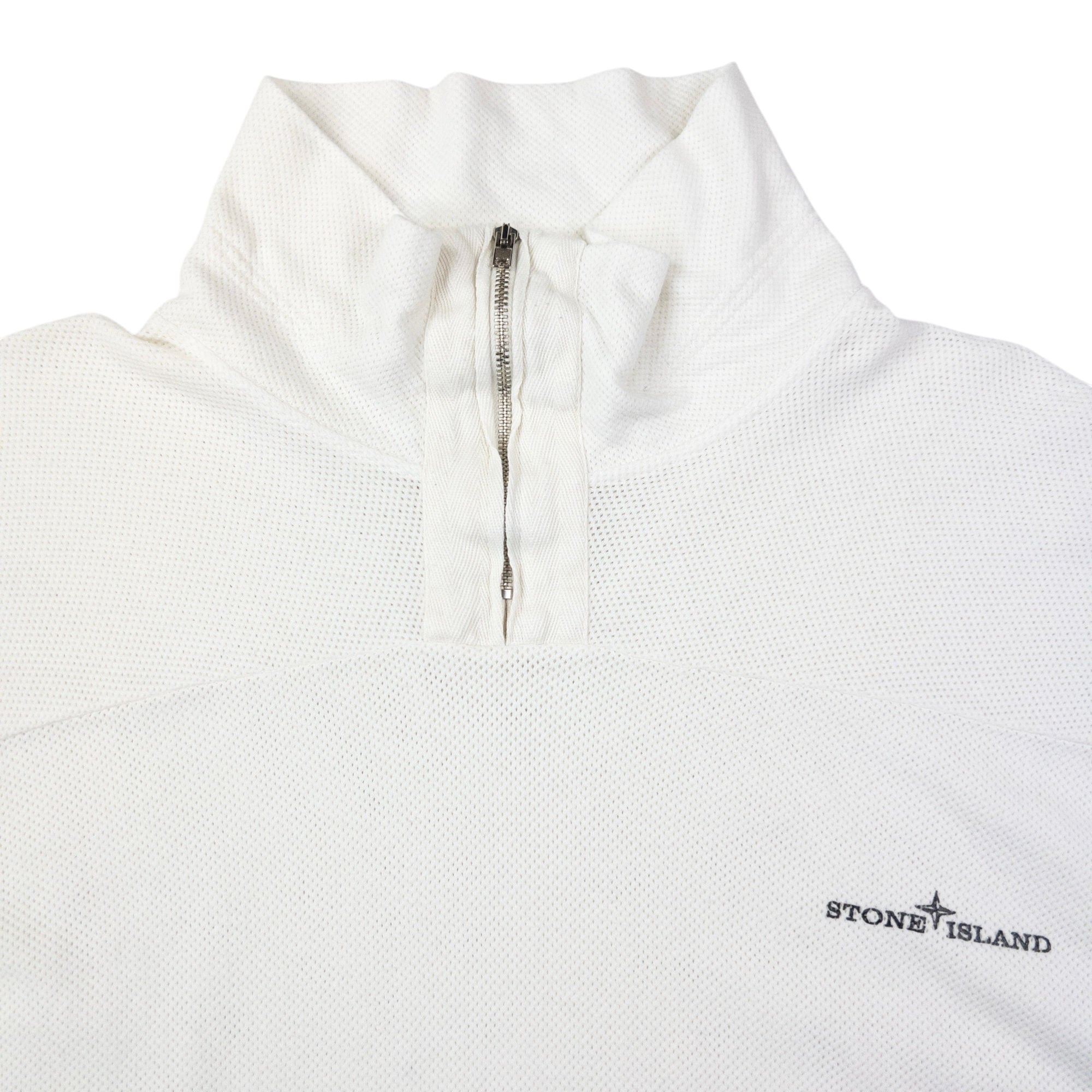 Vintage Stone Island Q Zip Jumper Size L