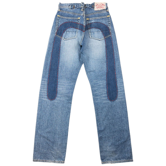 Vintage 2000s Evisu Daicock Japanese Denim Jeans Size W27