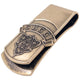 Vintage 2000s Gucci Gold Embossed Money Clip