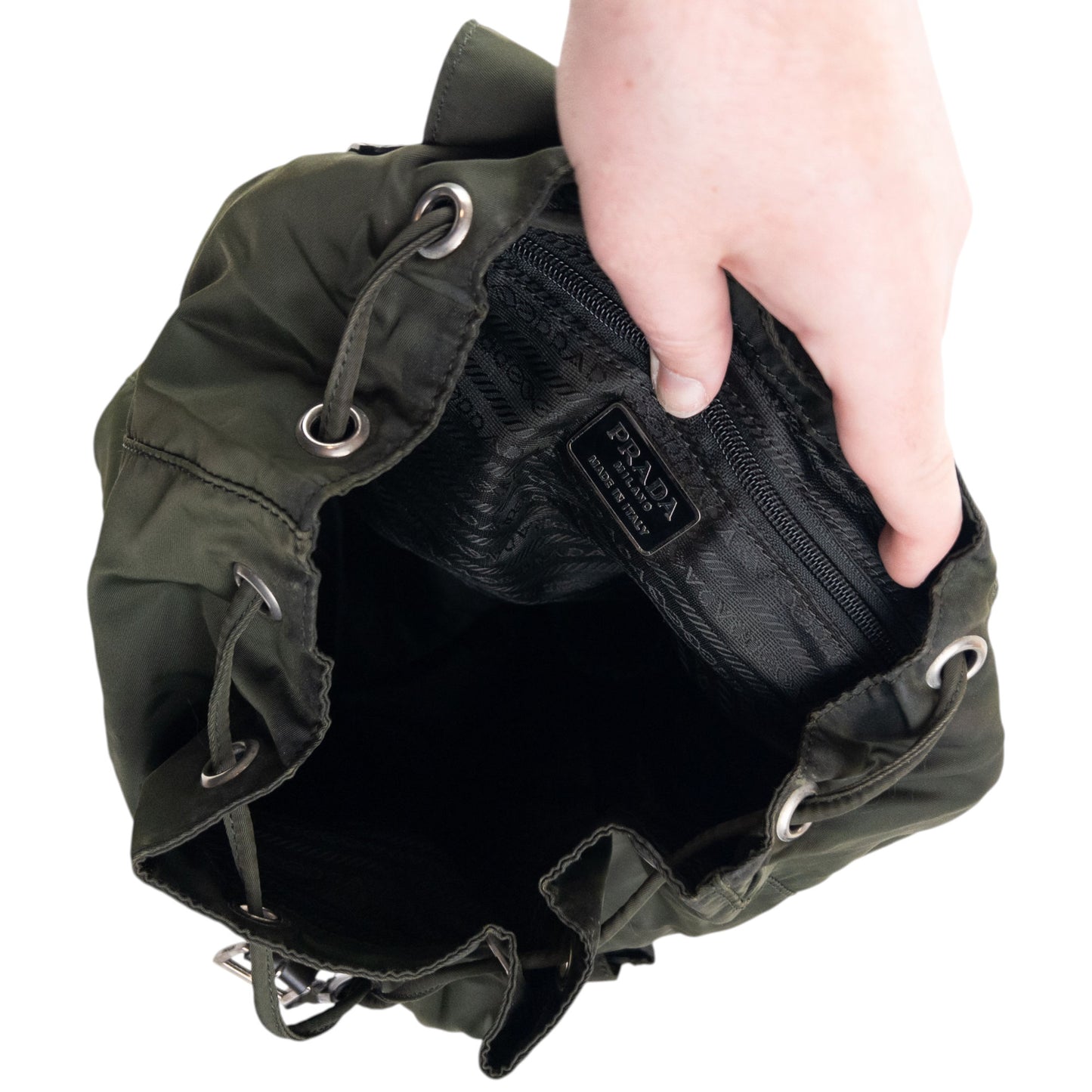 Vintage 2000s Prada Bucket Backpack