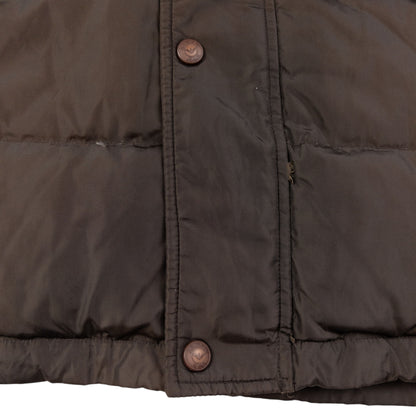 Vintage Armani Jeans Zip Up Puffer Jacket Size XL