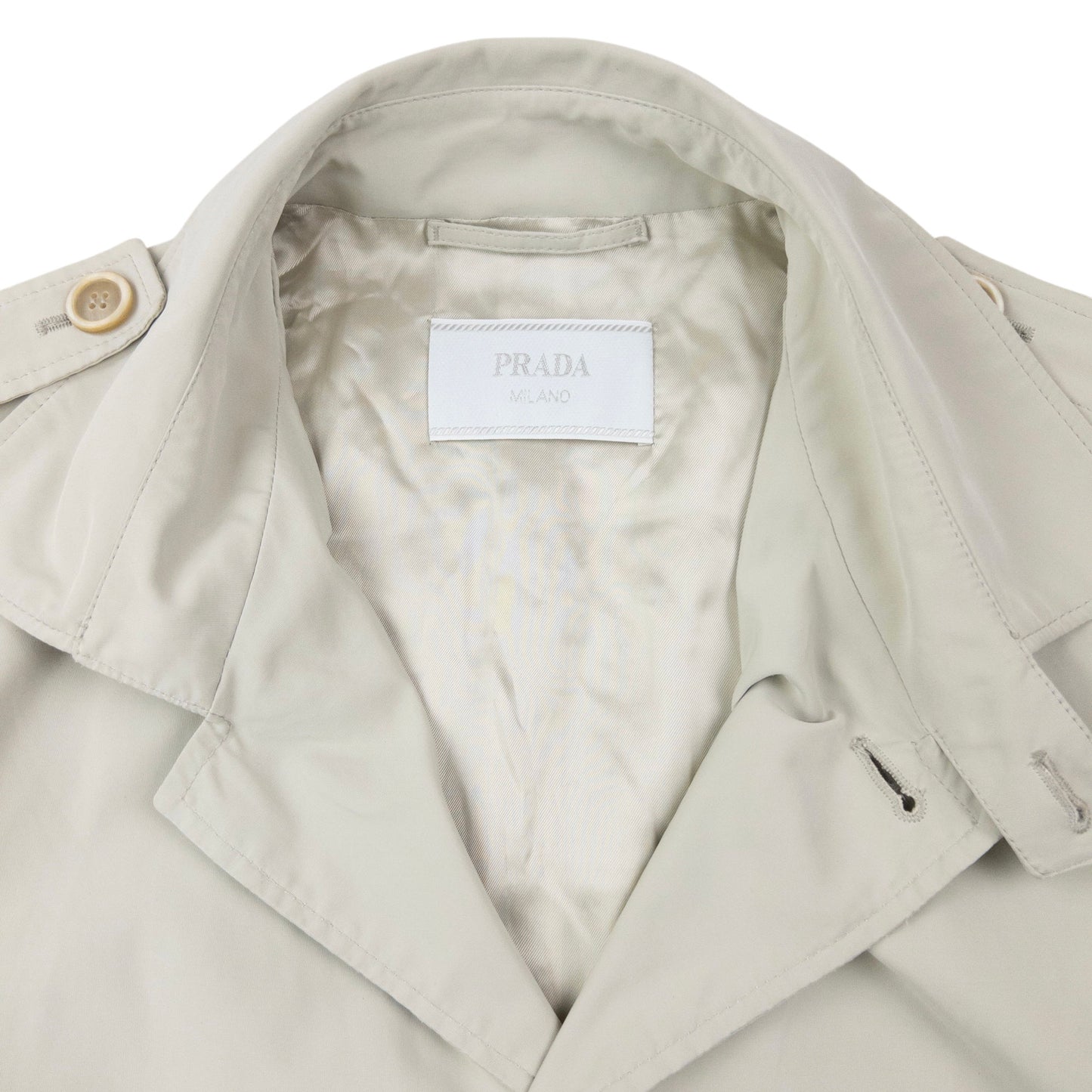 Vintage 2008 Prada Belt Waist Trench Jacket Size M