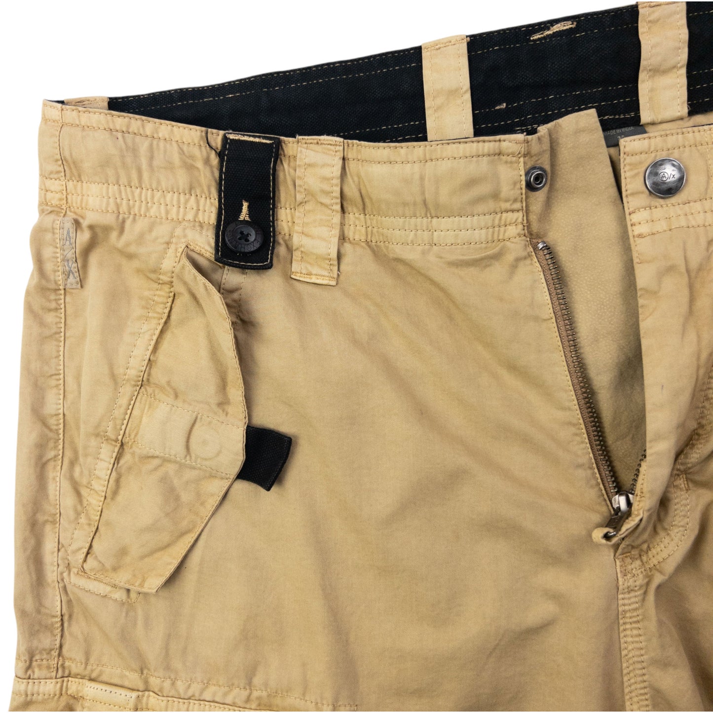 Vintage 2000s Armani Exchange Cargo Trousers Size W36