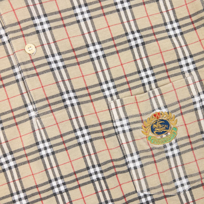 Vintage 90s Burberry Nova Check Polo Shirt Size M