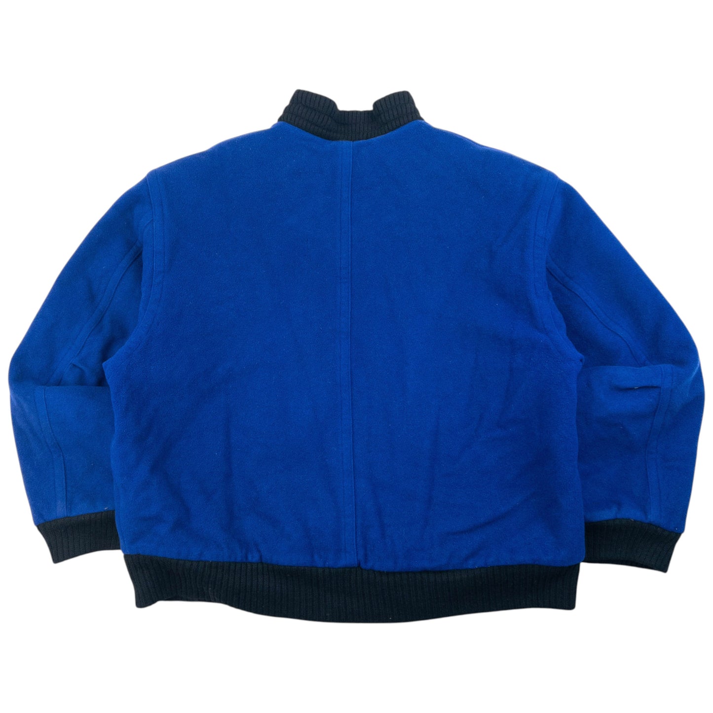 Vintage 90s Hugo Boss Zip Up Cashmere Bomber Jacket Size XL