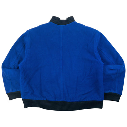 Vintage 90s Hugo Boss Zip Up Cashmere Bomber Jacket Size XL