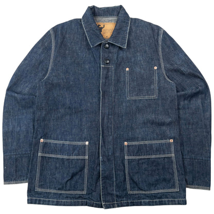 Vintage 2000s PPFM Zip Up Denim Jacket Size S