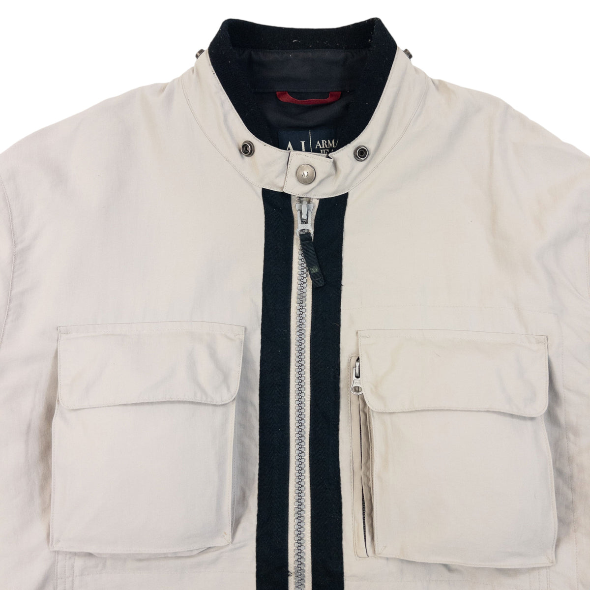 Vintage 2000s Armani Jeans Zip Up Jacket Size L