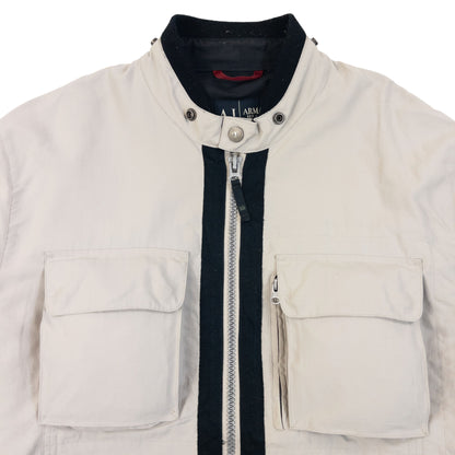 Vintage 2000s Armani Jeans Zip Up Jacket Size L