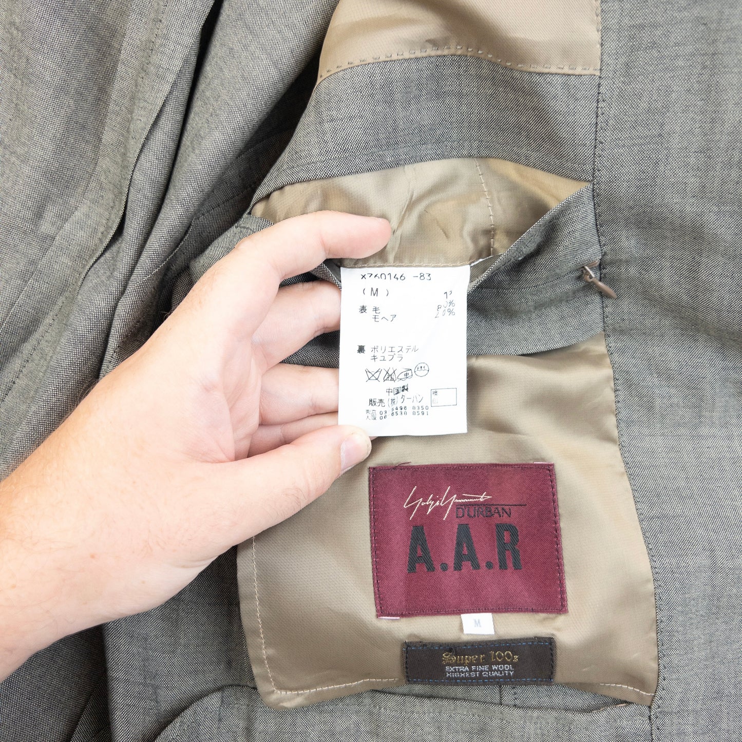 Vintage 90s Yohji Yamamoto D'Urban A.A.R Blazer Jacket Size M