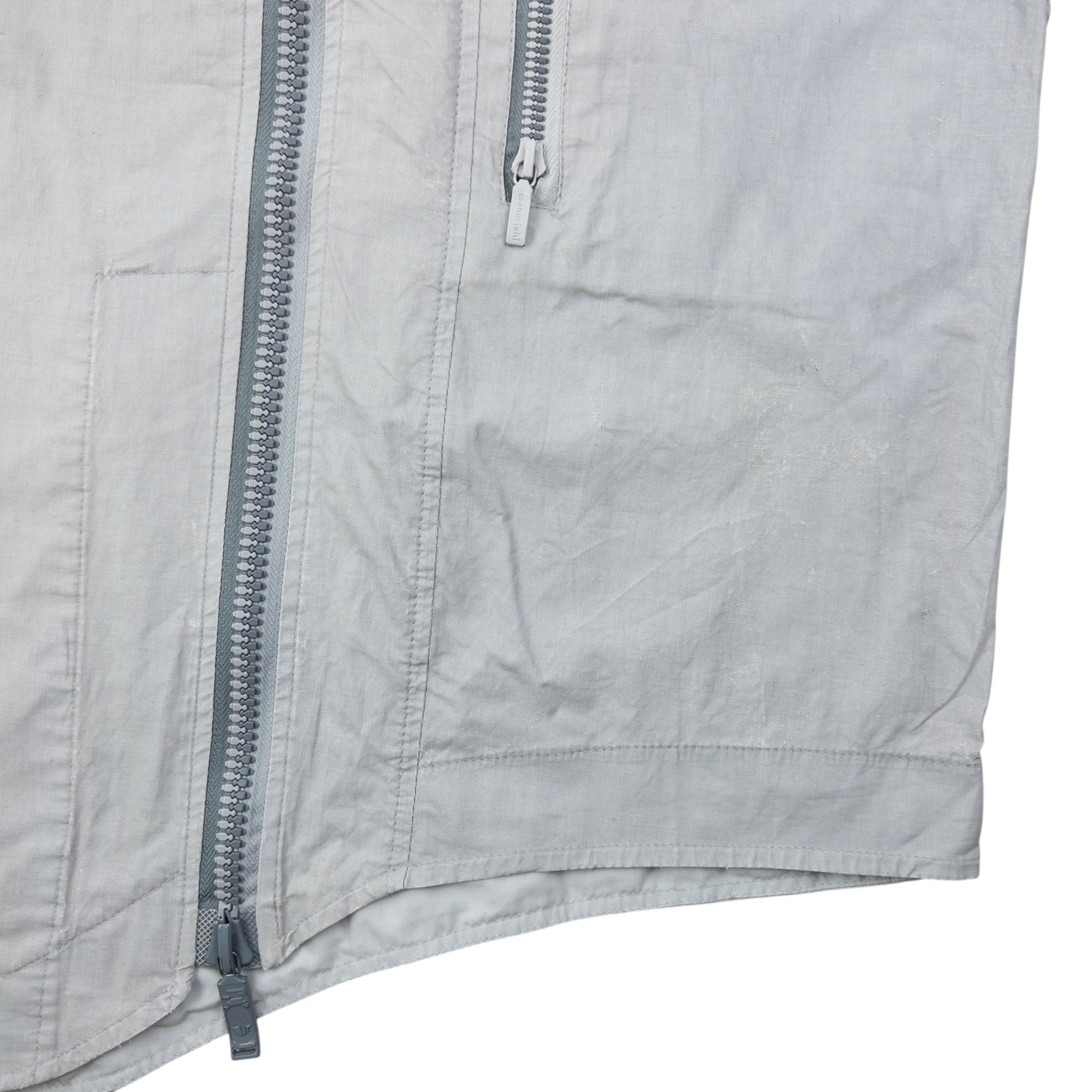 Vintage 1999 Maharishi Asymmetric Zip Up Gilet Size S