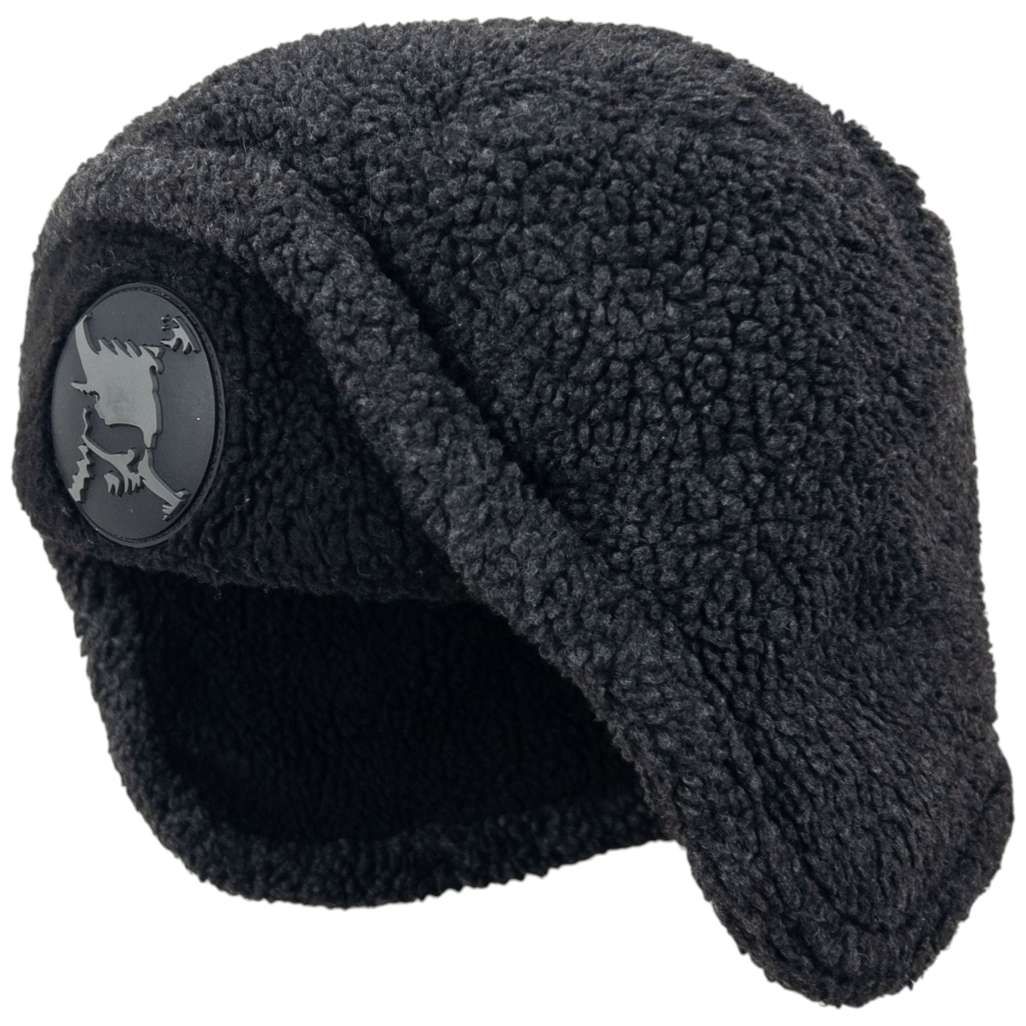 Vintage 90s Oakley Skull Moscow Fleece Trapper Hat