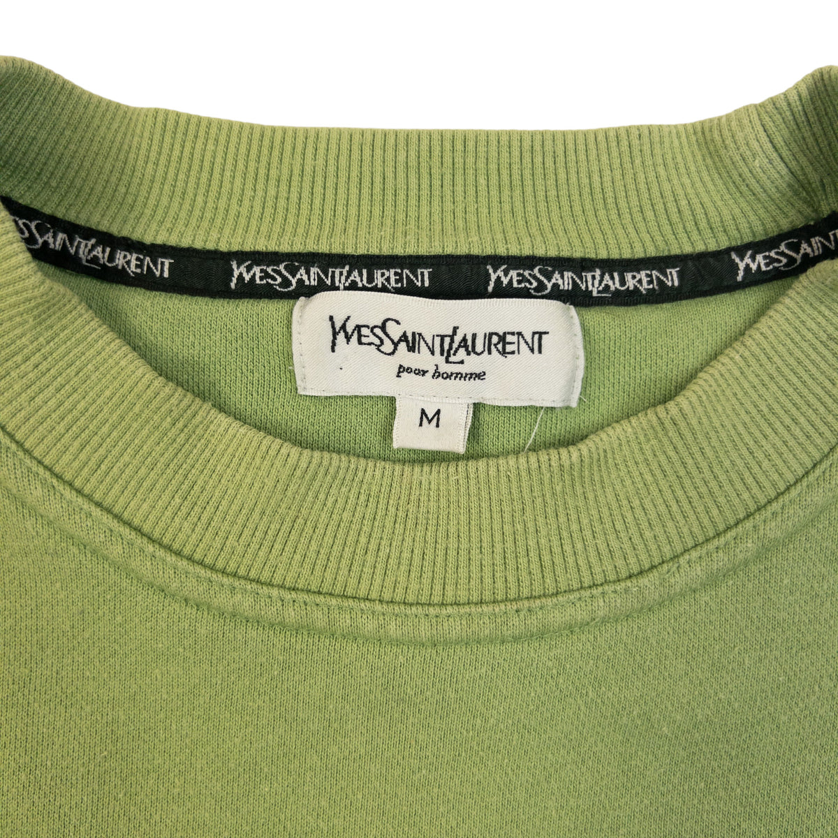 Vintage 2000s YSL Yves Saint Laurent Embroidered Sweatshirt Size XS
