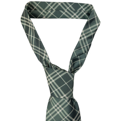 Vintage Burberry Nova Check Silk Tie