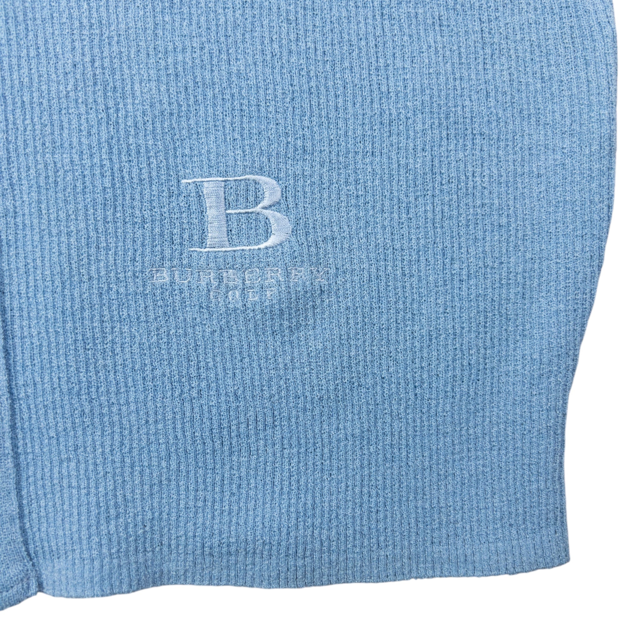 Vintage 90s Burberry Golf Lightweight Zip Top Womens Size L