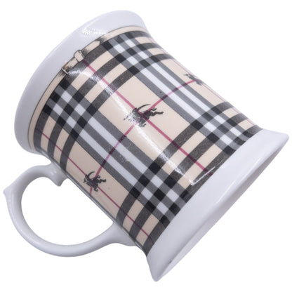 Vintage Burberry Nova Check Fine China Mug