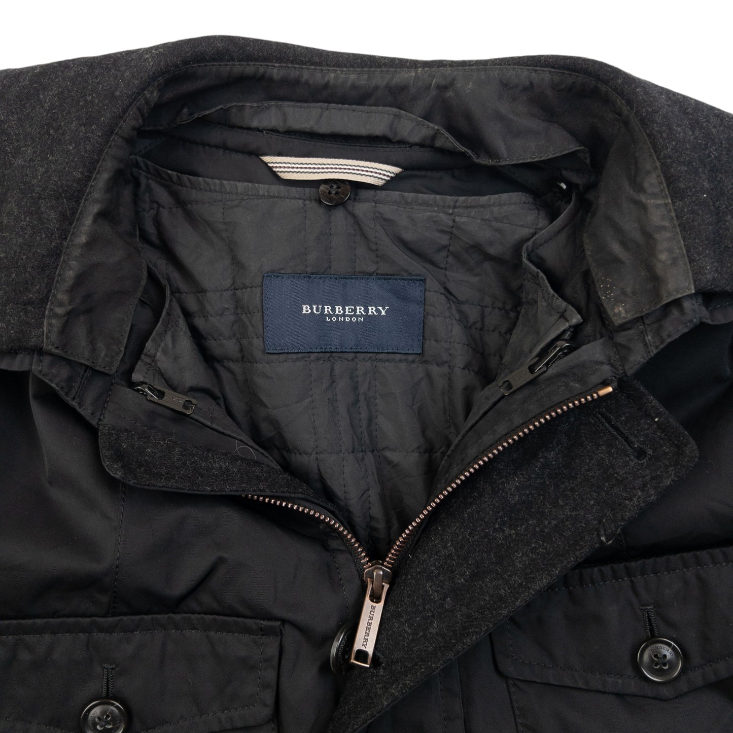 Vintage 2000s Burberry Zip Up Jacket Size S