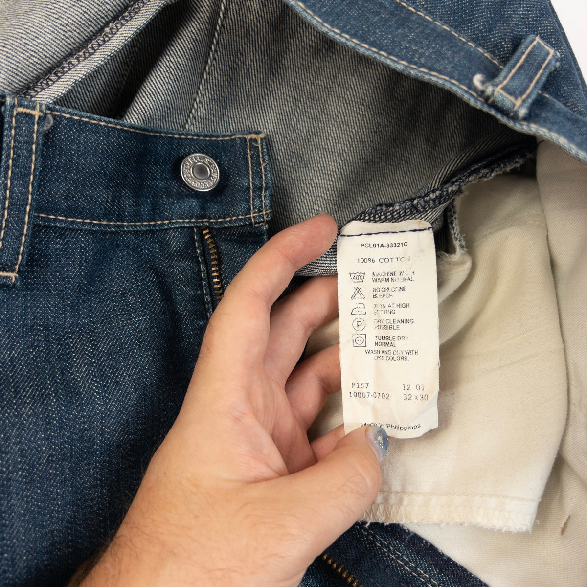 Vintage 2000s Levi's Engineered Garments Denim Jeans Size W32
