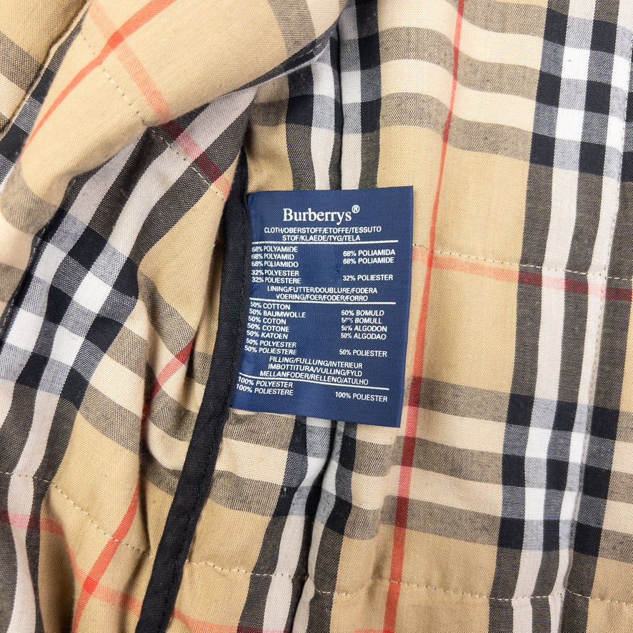 Vintage Burberry Nova Check Lined Quilted Gilet Size S